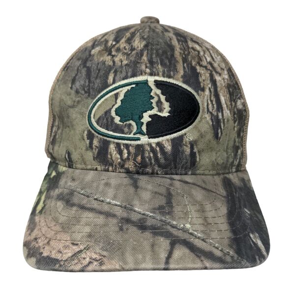 Mossy Oak Snapback Trucker Hat Camouflage OSFM Embroidered Mesh Back Outdoor Cap - Picture 1 of 7